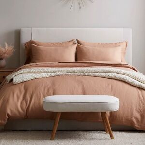 Quince European Linen Duvet + Sham - Twin